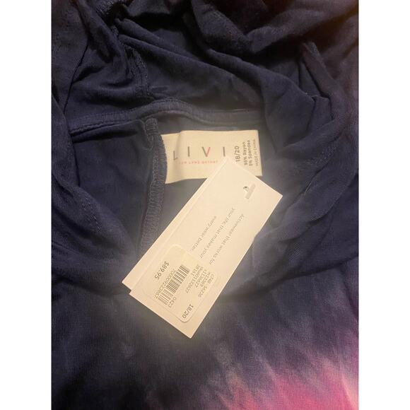 LANE BRYANT LIVI Pride Hooded Dye Effect Dress - Picture 8 of 10